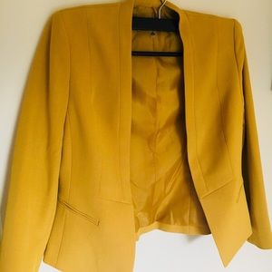 New Kasper open Crepe collarless blazer/jacket